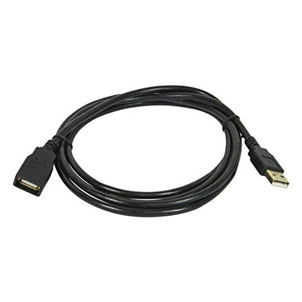 Monoprice 15-Feet USB 2.0 A Male to B Male 28//24AWG Cable Gold Plated 105440 ,Black